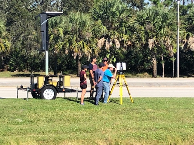 Completing a scanning project with UCF Engineering students.