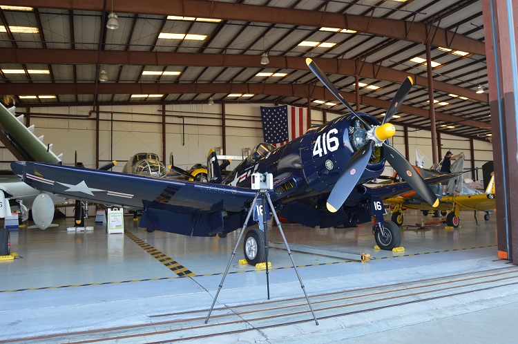 "Korean War Hero" Corsair with Leica RTC360 scanner.