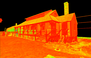 Intensity Render - House of Refuge Site Laser Scan