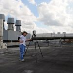 Scanning Biological Sciences Roof