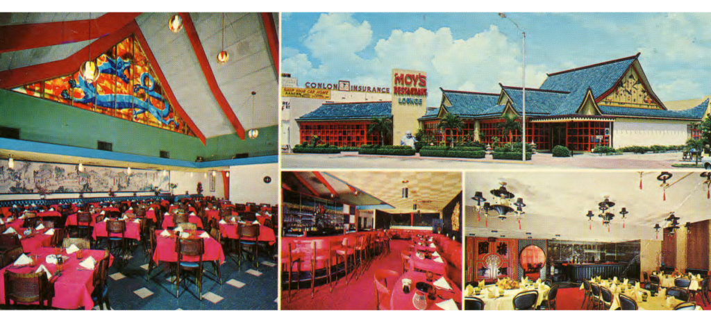 Moy's Chinese-American Restaurant Postcard