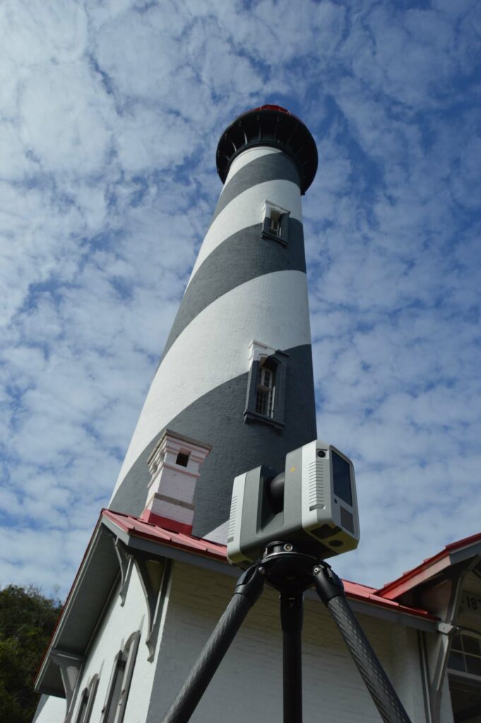 Leica RTC360 Scanning St. Augustine Lighthouse