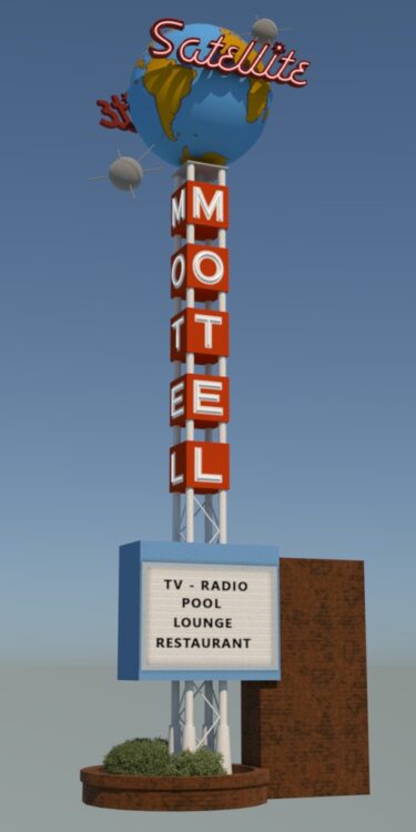 Satellite Motel Render