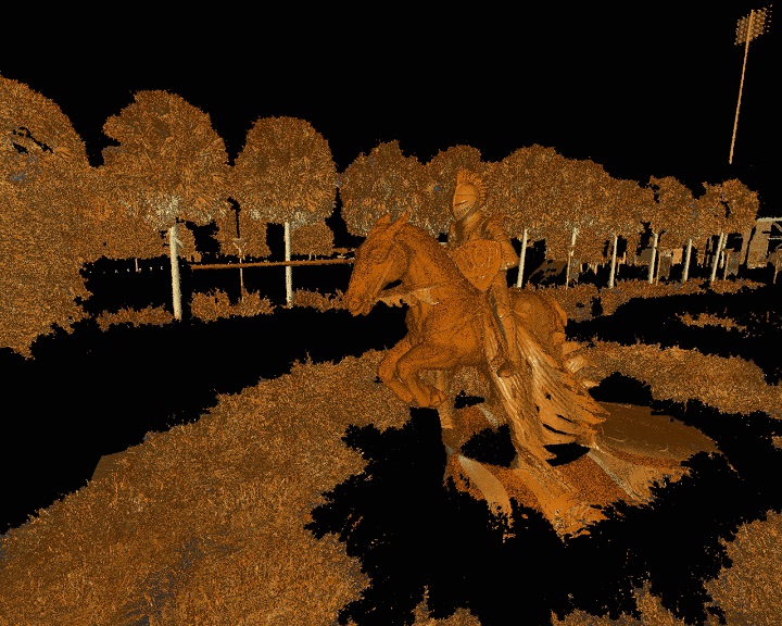 Charging Knight Point Cloud