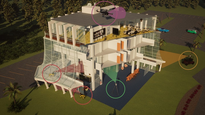 KnightSight Building Cutaway