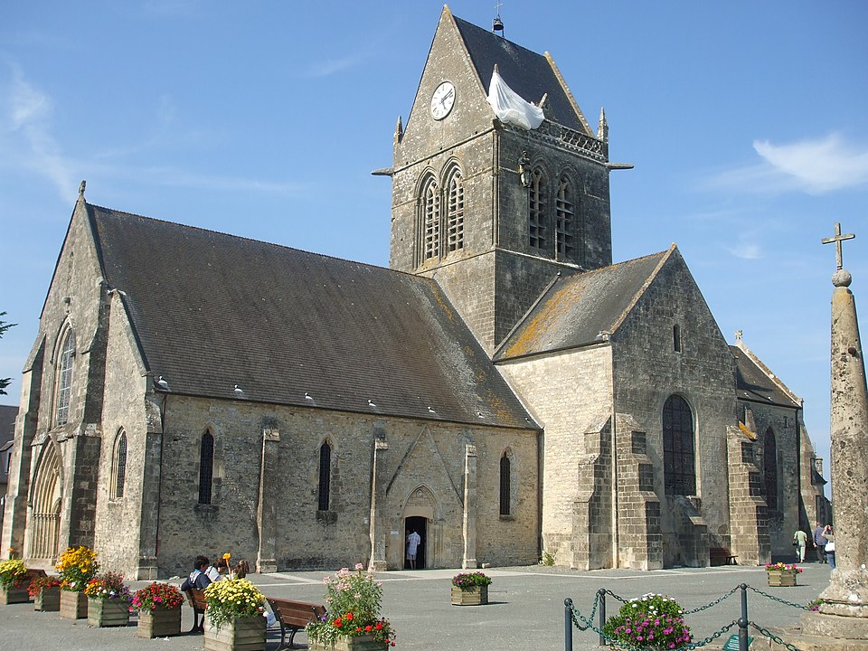 Sainte Mere Eglise town church
