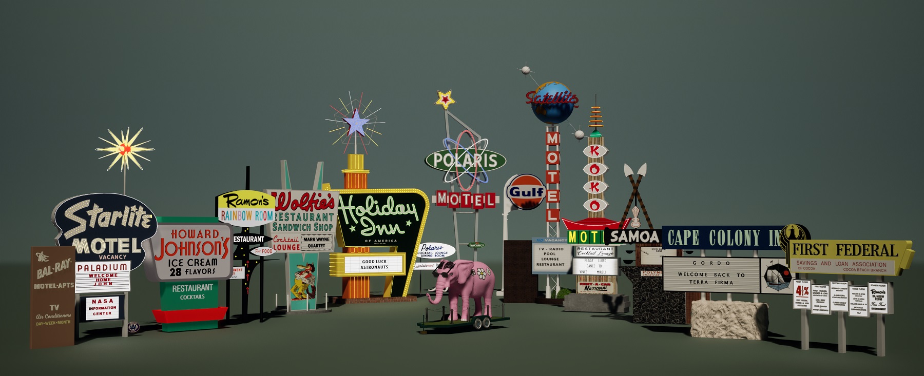 Neon Graveyard
