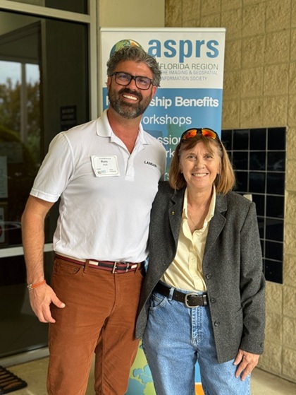 Russell Hall and Lori at ASPRS