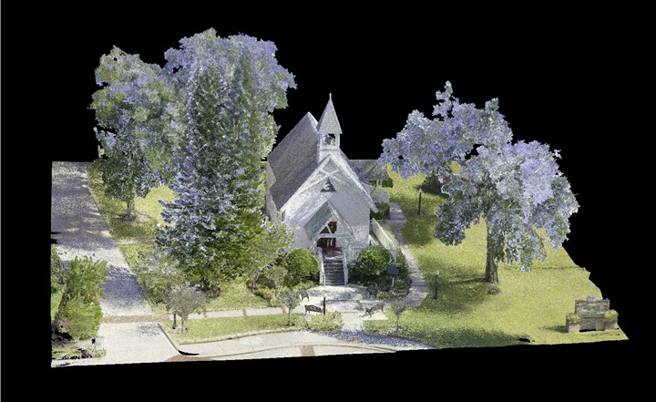 Point Cloud Altamonte Chapel Exterior